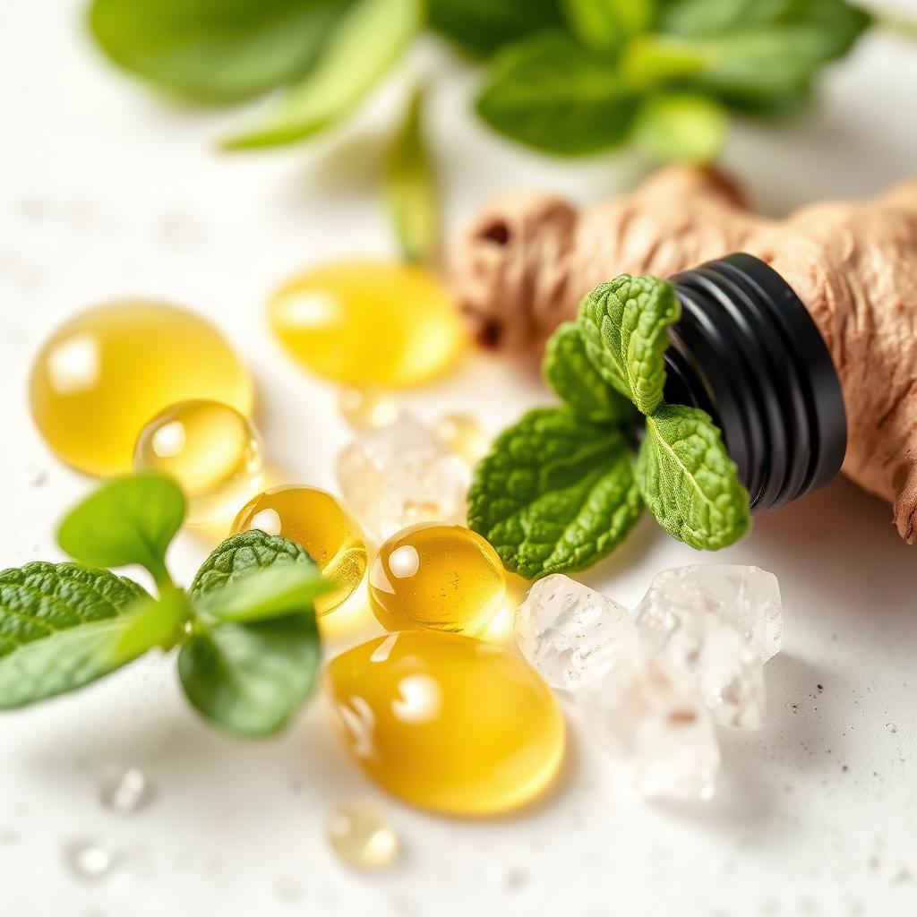 Natural essential oils, ginger root and menthol crystals used in Arthryon Heat Relief Cream